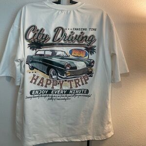 SHEIN White Short Sleeve Men's Tee